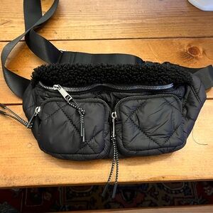 Topshop Black Recycled Fabric Bag